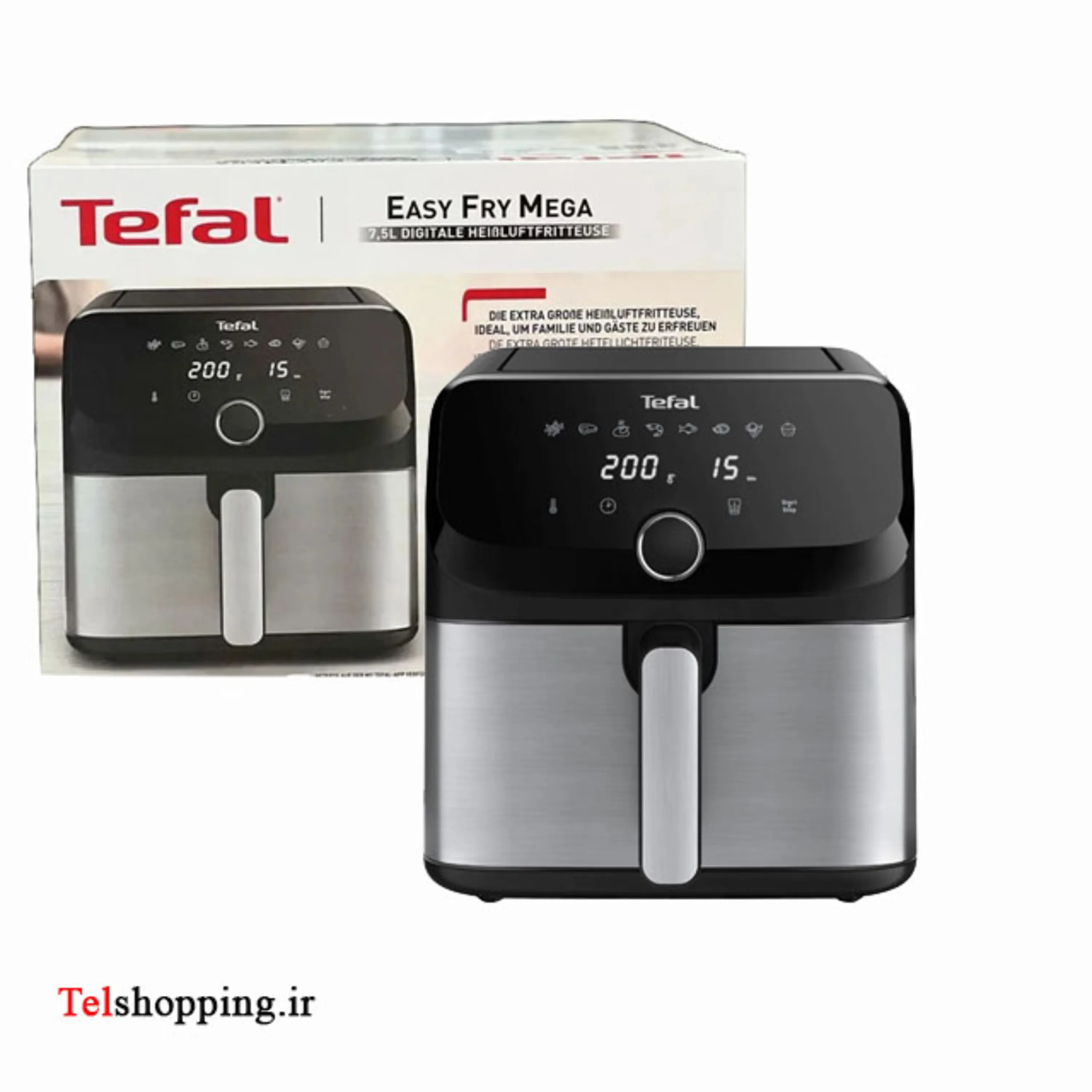 سرخ کن تفال 7ونیم لیتر مدلTefal fryer EY855